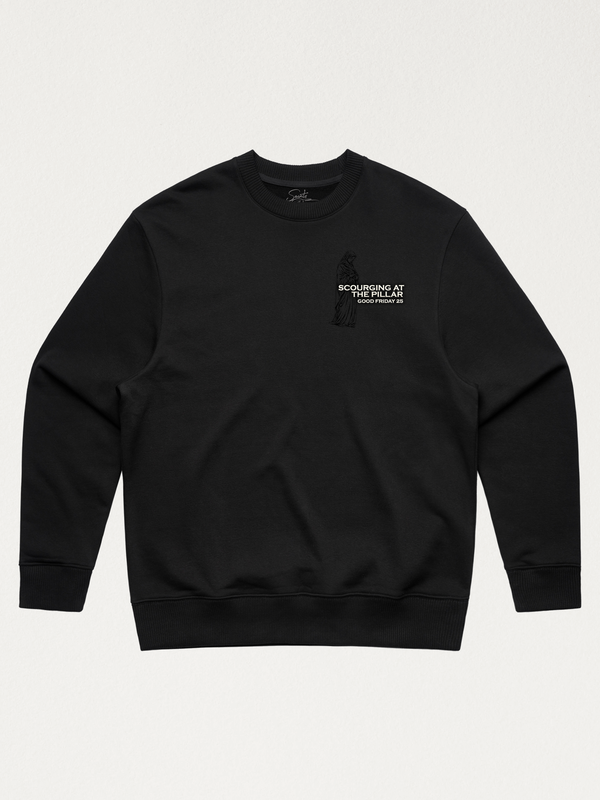 Scourging at the Pillar Good Friday 25 Crewneck