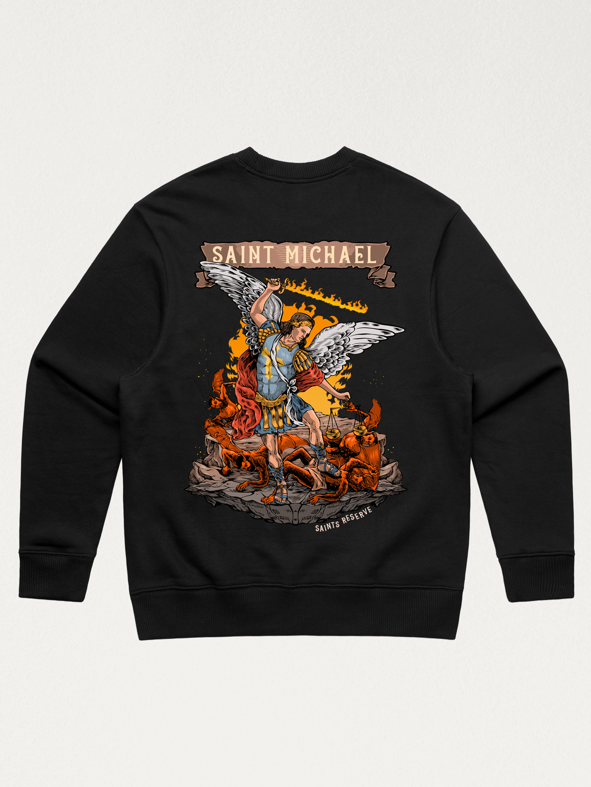 Saint Michael the Archangel Crewneck