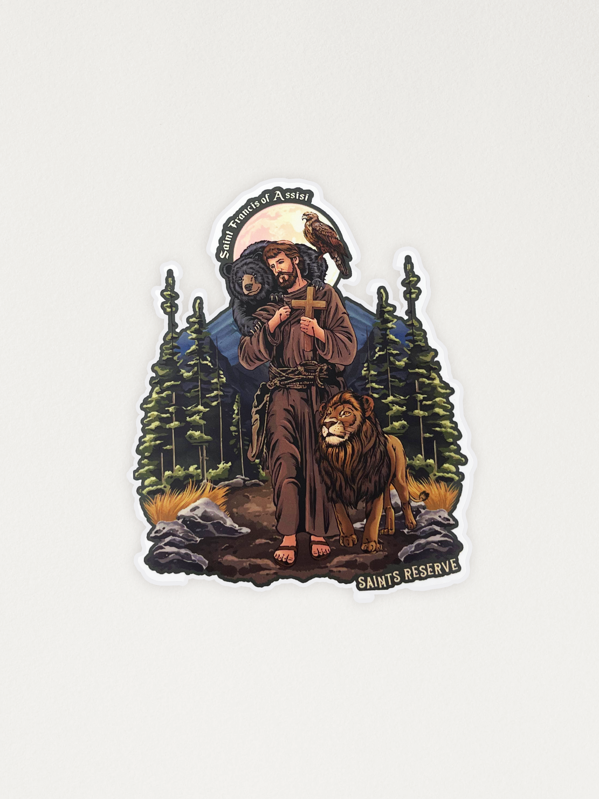 Saint Francis of Assisi Sticker