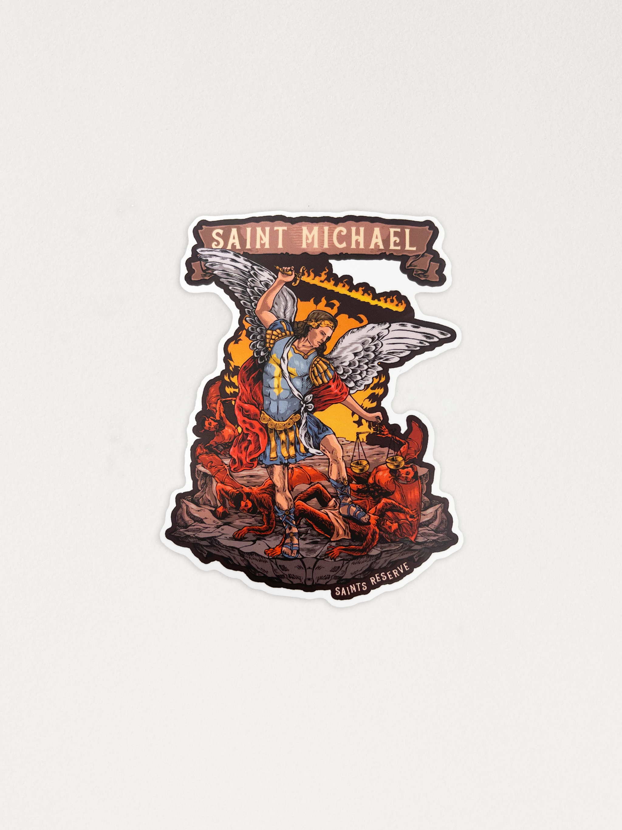 Saint Michael the Archangel Sticker
