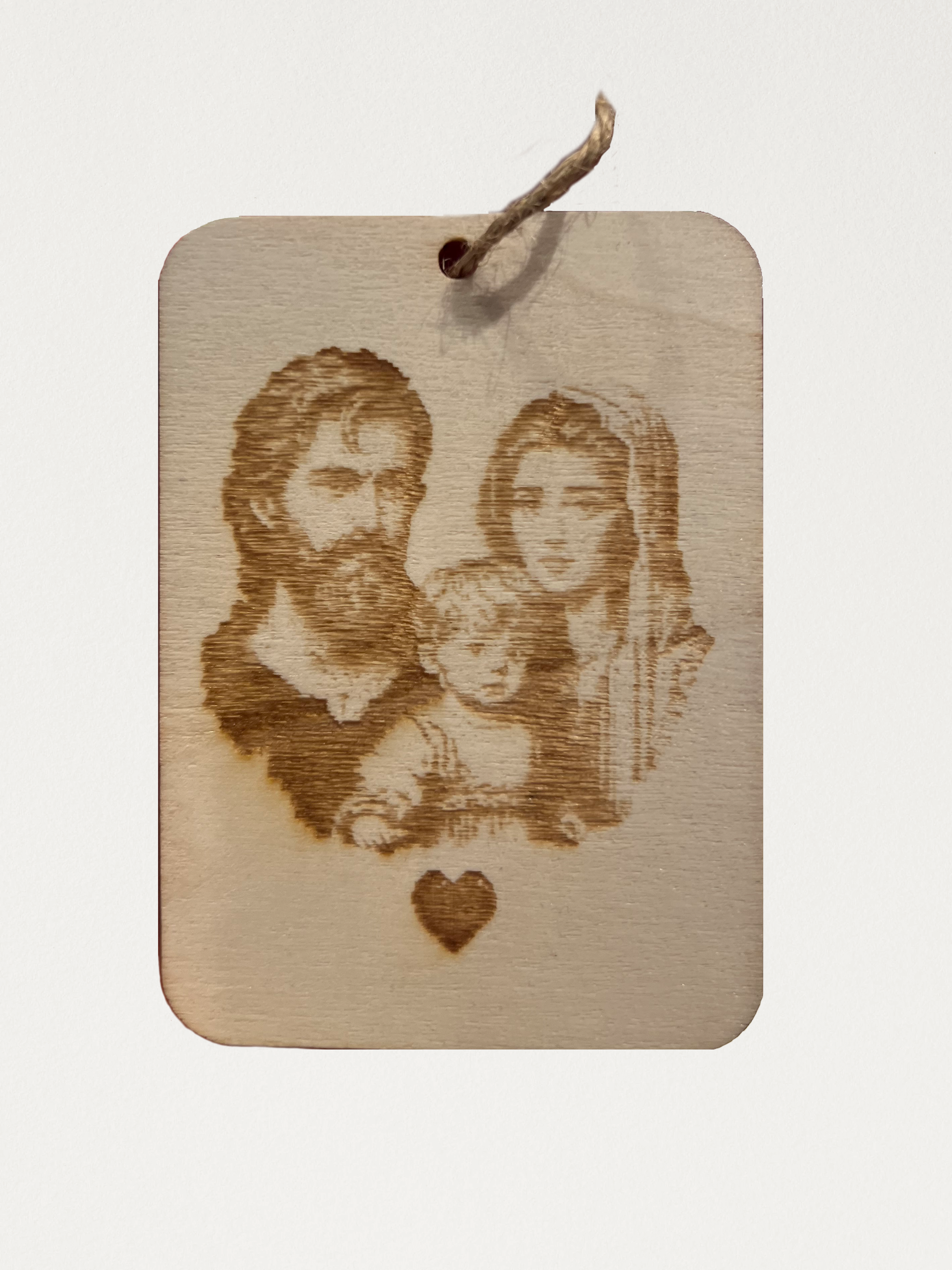 Holy Family Front Tag